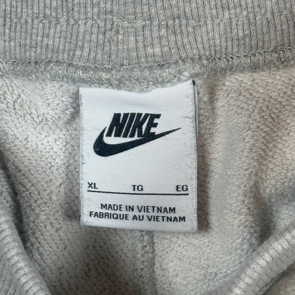 Nike Mens Joggers XL Heather Grey French Terry Sweatpants - Picture 2 of 9